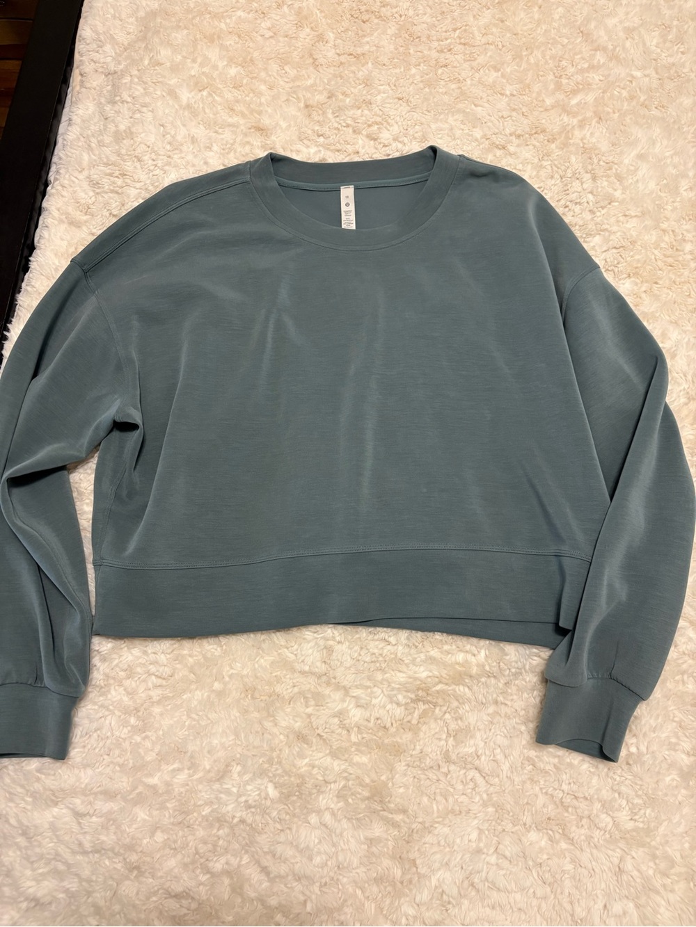 lululemon athletica Softstreme Crew Sweatshirt in Dusty Teal